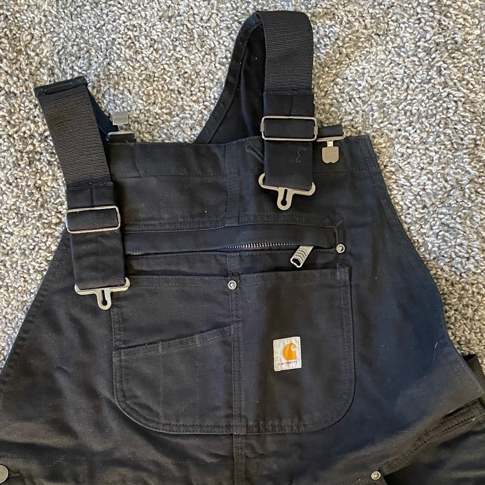 Carhartt insulated bib overalls women's